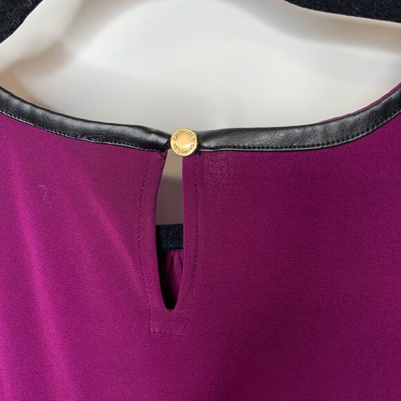 Calvin Klein Purple Blouse Sz Medium - Picture 6 of 6